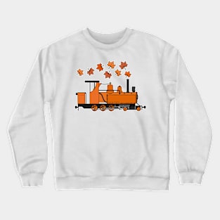 Fall Steam Train Autumn Thanksgiving Crewneck Sweatshirt